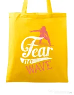 Sacosa din panza Fear no wave Galben