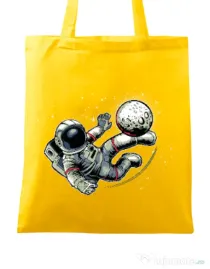 Sacosa din panza Football kick Galben