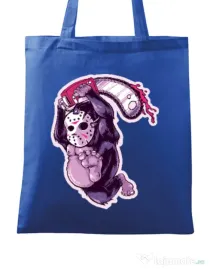 Sacosa din panza Kong revenge Albastru regal