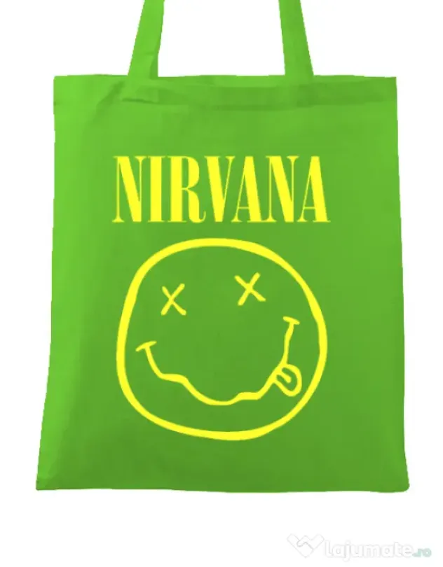 Sacosa din panza Nirvana Verde mar