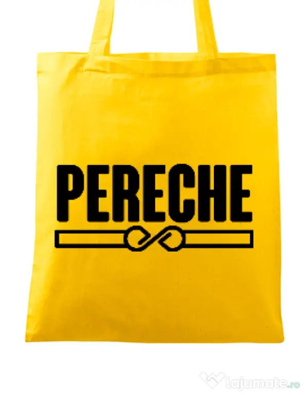 Sacosa din panza Pereche Galben