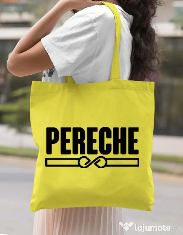 Sacosa din panza Pereche Galben