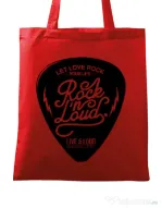 Sacosa din panza Rock n loud Rosu