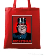Sacosa din panza Rocketman Rosu