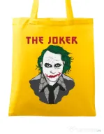 Sacosa din panza The joker Galben