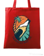 Sacosa din panza Tropical bottle Rosu