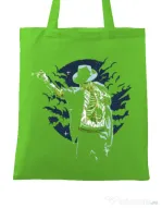 Sacosa din panza Zombie Pop Verde mar