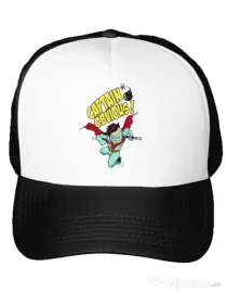 Sapca personalizata Captain obvious Alb