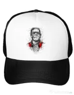 Sapca personalizata Frankenscratch Alb