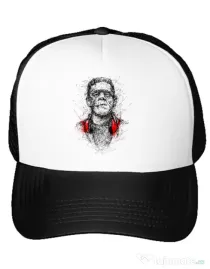 Sapca personalizata Frankenscratch Alb
