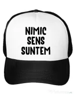 Sapca personalizata Nu are sens 1 Alb