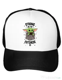 Sapca personalizata Strong in me Alb