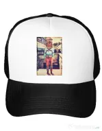 Sapca personalizata Tiger head Alb