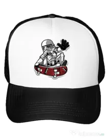 Sapca personalizata Trooper trick Alb