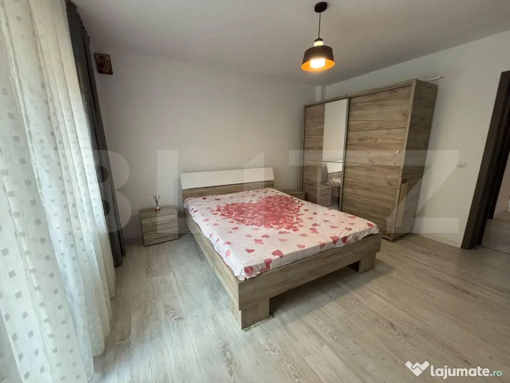 Apartament 2 camere, 57 mp total, loc de parcare, Popas Pacu