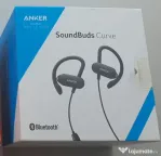 Casti audio wireless BT - ANKER SoundBuds Curve - IPX5 waterproof, Over the Neck