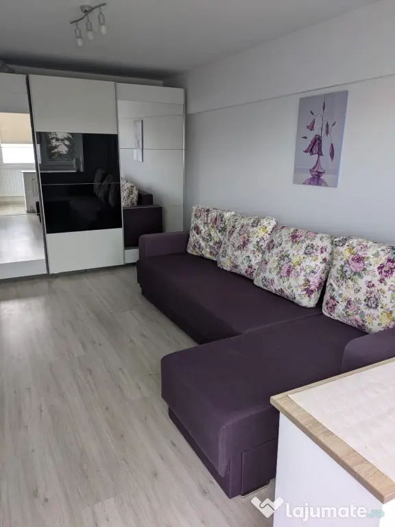 Garsonieră decomandată de închiriat, Scriitorilor, complet mobilată și utilată