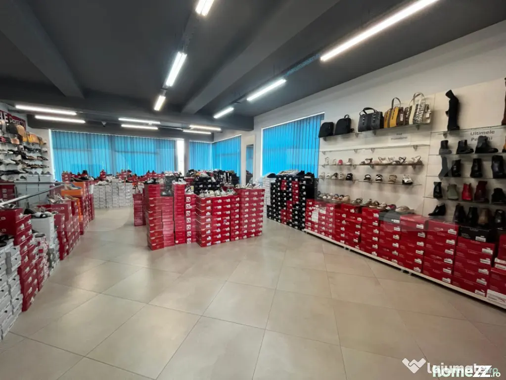 Spațiu comercial de închiriat, 180 mp utili, parcare propr