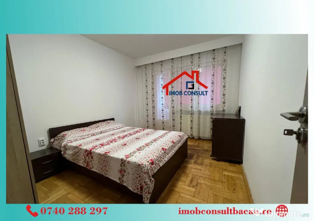 Apartament cu 3 camere de închiriat – Centru|2 Băi |2 Balcoane|CE1720