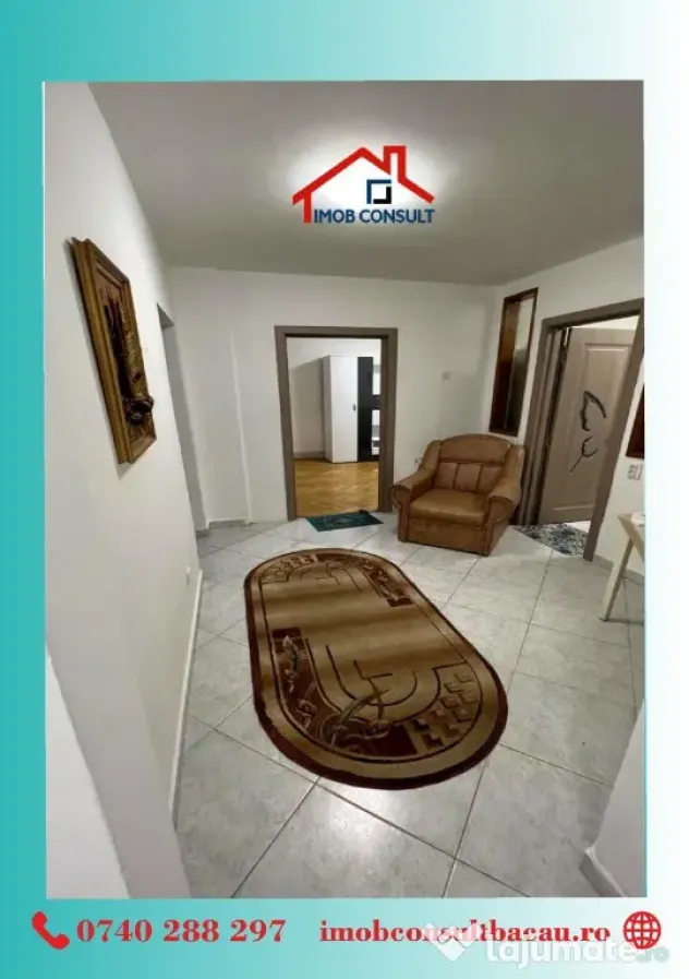 Apartament cu 3 camere de închiriat – Centru|2 Băi |2 Balcoane|CE1720