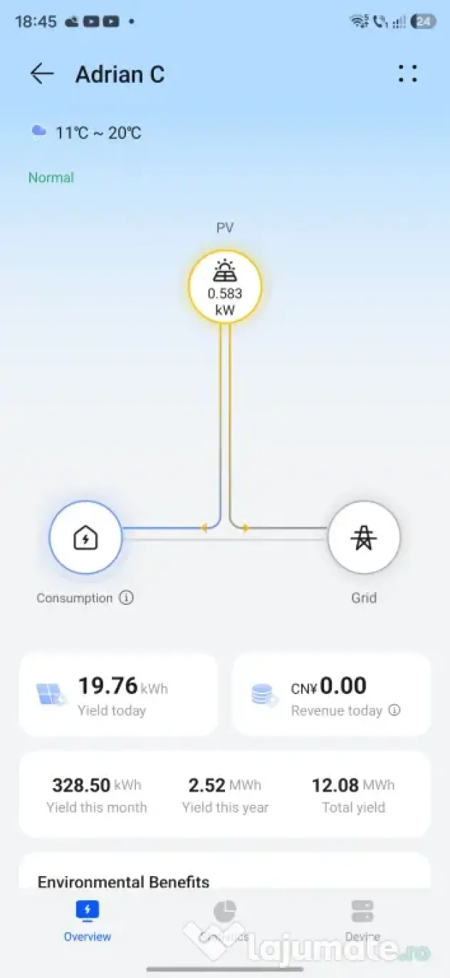 Invertor hibrid monofazat Huawei SUN2000-3KTL-L1, 3 kW