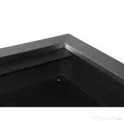 HomCom Șemineu cu Bioetanol pentru Perete cu 3 Arzătoare din Inox 1.5LT 110 x 63 x 16cm 