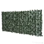Outsunny Gard Viu Artificial pentru Balcon și Grădină din PE Anti-UV, 240x100 cm, Verde Închis | Aosom Romania