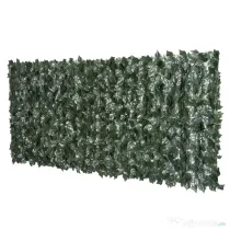 Outsunny Gard Viu Artificial pentru Balcon și Grădină din PE Anti-UV, 240x100 cm, Verde Închis | Aosom Romania