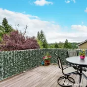Outsunny Gard Viu Artificial pentru Balcon și Grădină din PE Anti-UV, 240x100 cm, Verde Închis | Aosom Romania