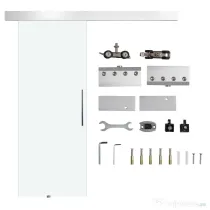 Homcom Usa Glisanta Sticla Satinata 90×205 cm