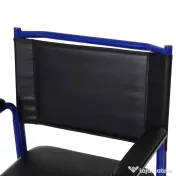 HOMCOM scaun cu rotile, vas detasabil, 83x53x85cm, negru