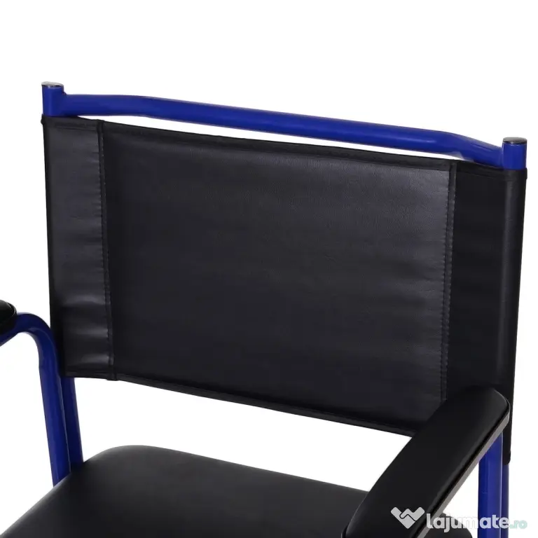 HOMCOM scaun rotile, vas detasabil, 83x53x85cm, negru | Aosom Romania