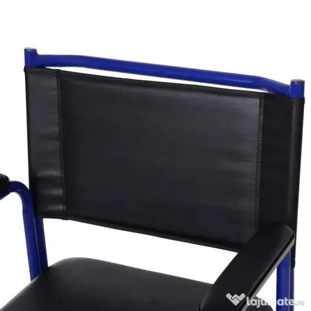 HOMCOM scaun rotile, vas detasabil, 83x53x85cm, negru | Aosom Romania