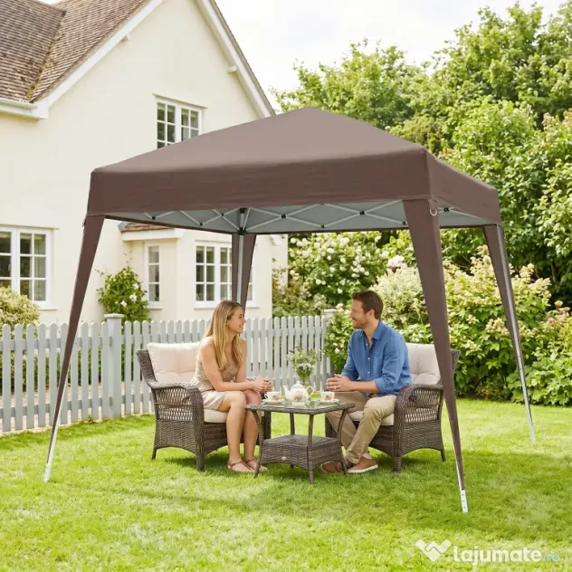 Outsunny Foisor Pliabil 2.4x2.4m, Foisor de Gradina Structura | Aosom Romania