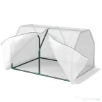 Outsunny Seră Mini pentru Grădină și Balcon din Plastic PE și Oțel, cu Închidere cu Fermoar, 99x71x60 cm