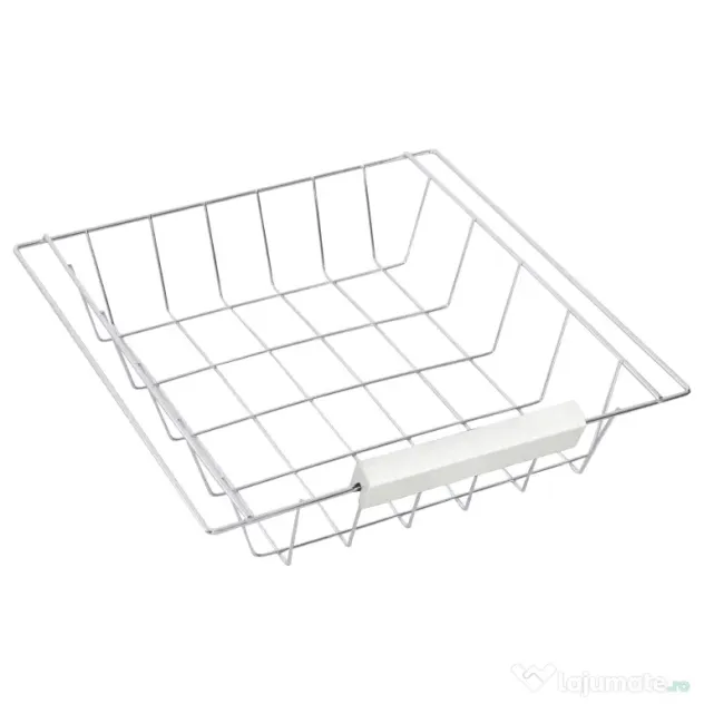 HOMCOM Cărucior pentru Bucătărie cu Sertare și Suport pentru Sticle Design Elegant în Lemn și Alb | Aosom Romania