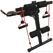 HOMCOM banca fitness multifunctionala, reglabila 56.5x136 cm | Aosom Romania
