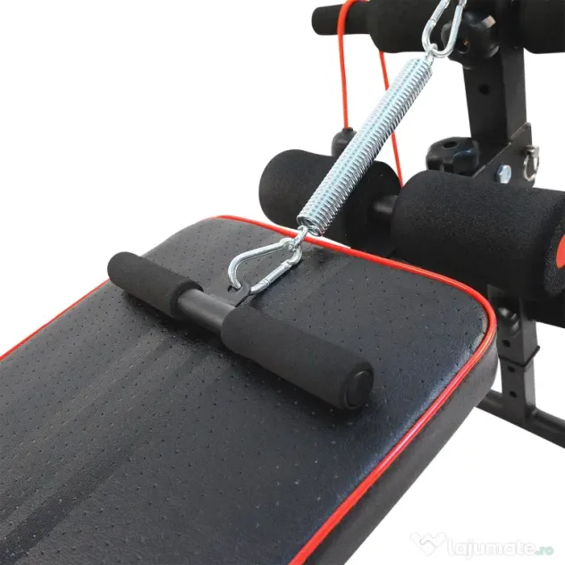 HOMCOM banca fitness multifunctionala, reglabila 56.5x136 cm | Aosom Romania