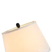 HOMCOM set 3 lampi (2 de masa, 1x lampa de podea) 