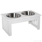 PawHut boluri hrana animale, suport inclus, 44x24x15cm | Aosom Romania