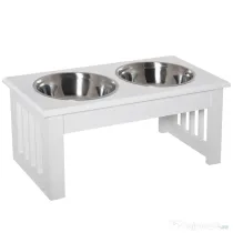 PawHut boluri hrana animale, suport inclus, 44x24x15cm | Aosom Romania
