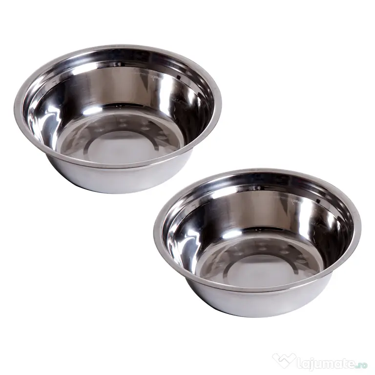 PawHut boluri hrana animale, suport inclus, 44x24x15cm | Aosom Romania