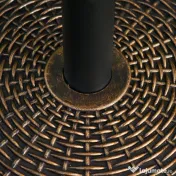 Outsunny Bază Rotundă Umbrelă, Plastic, 25kg, pentru Stâlpi 35/38/48mm, Bronz | Aosom Romania 