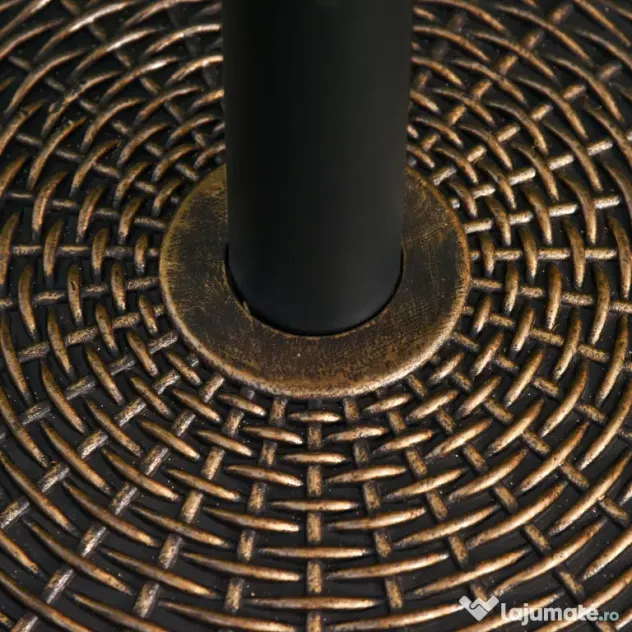 Outsunny Bază Rotundă Umbrelă, Plastic, 25kg, pentru Stâlpi 35/38/48mm, Bronz | Aosom Romania