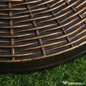 Outsunny Bază Rotundă Umbrelă, Plastic, 25kg, pentru Stâlpi 35/38/48mm, Bronz | Aosom Romania 