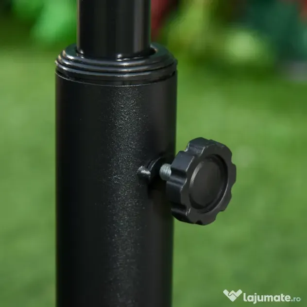 Outsunny Bază Rotundă Umbrelă, Plastic, 25kg, pentru Stâlpi 35/38/48mm, Bronz | Aosom Romania