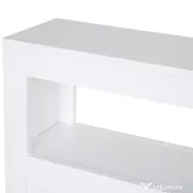 HOMCOM Mobilier Baie din Lemn, Rafturi și 2 Sertare, 16x52x66 cm, Design Modern, Alb | Aosom Romania 
