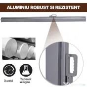 Copertina de Soare Laterala Outsunny, Tip Rulou (3x1.6m), Aluminiu si Poliester | Aosom Romania