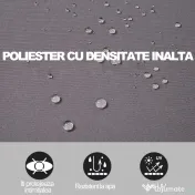 Copertina de Soare Laterala Outsunny, Tip Rulou (3x1.6m), Aluminiu si Poliester | Aosom Romania