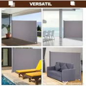 Copertina de Soare Laterala Outsunny, Tip Rulou (3x1.6m), Aluminiu si Poliester | Aosom Romania